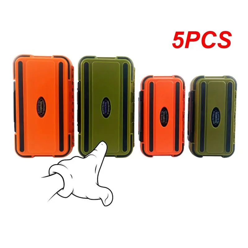 

5PCS Compartment Fishing Lure Hook Bait Tool Portable Mini Storage Case Fishing Tackle Box Custody Box Fishing Gear Accessories