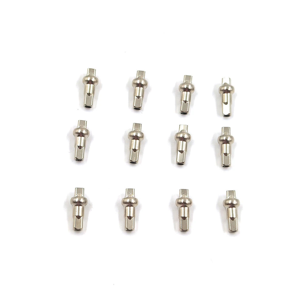 Double Square Head Sliver Pillar DSN Nipples for MTB Road Bike Spoke Brass 14G Spoke14.4mm 16mm 18mm High Strength Nipples