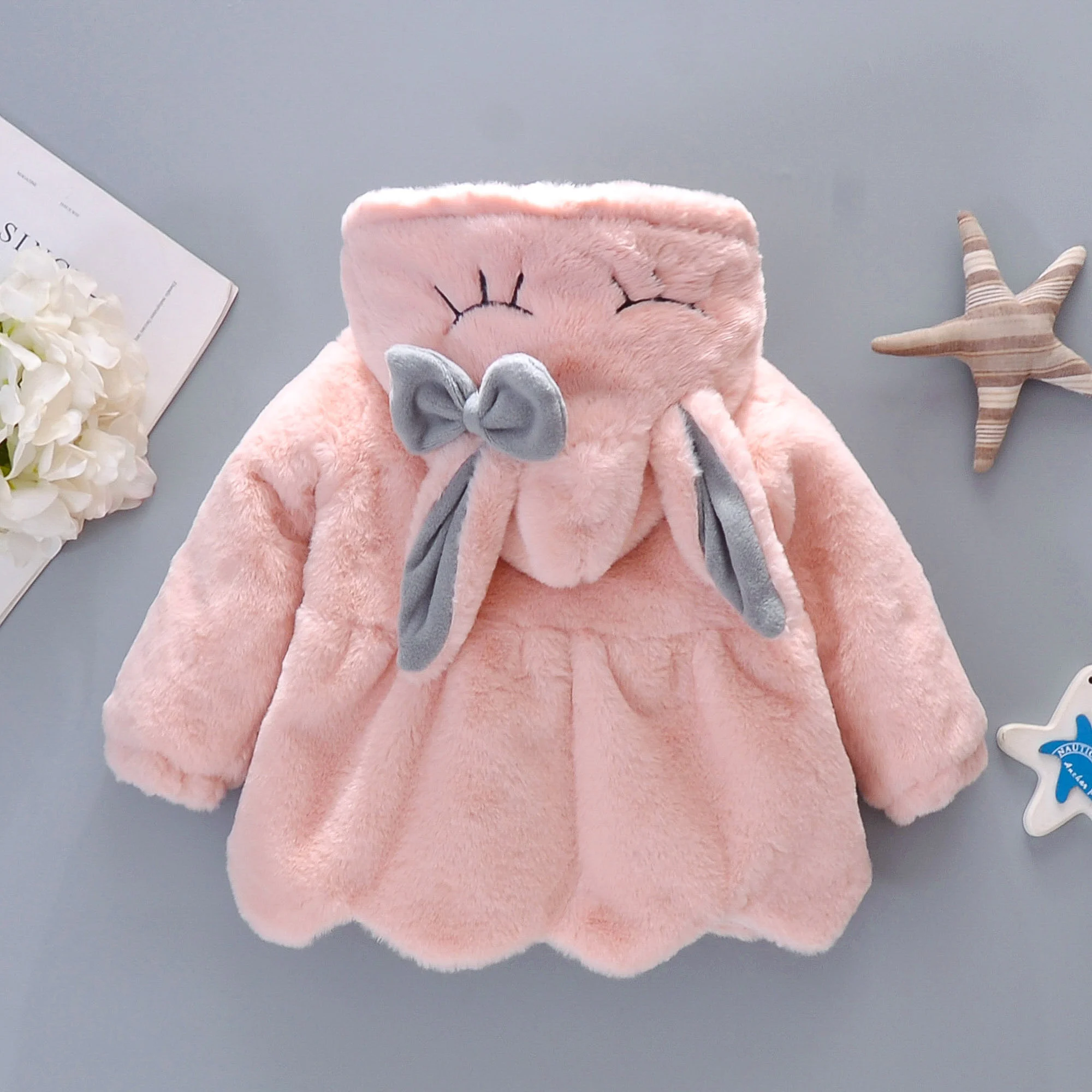 Winter Coat Baby Girl Cold Protection Hooded