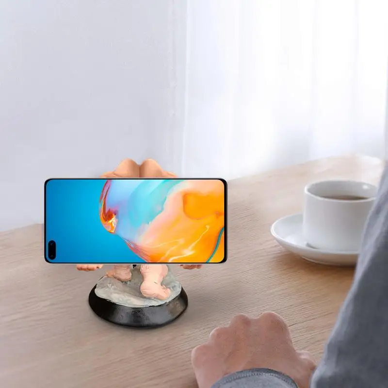 Animals Cell Phone Holder Resin Animals Tablets Rack Portable Animals Character Phone Holder For Home Trip Camping