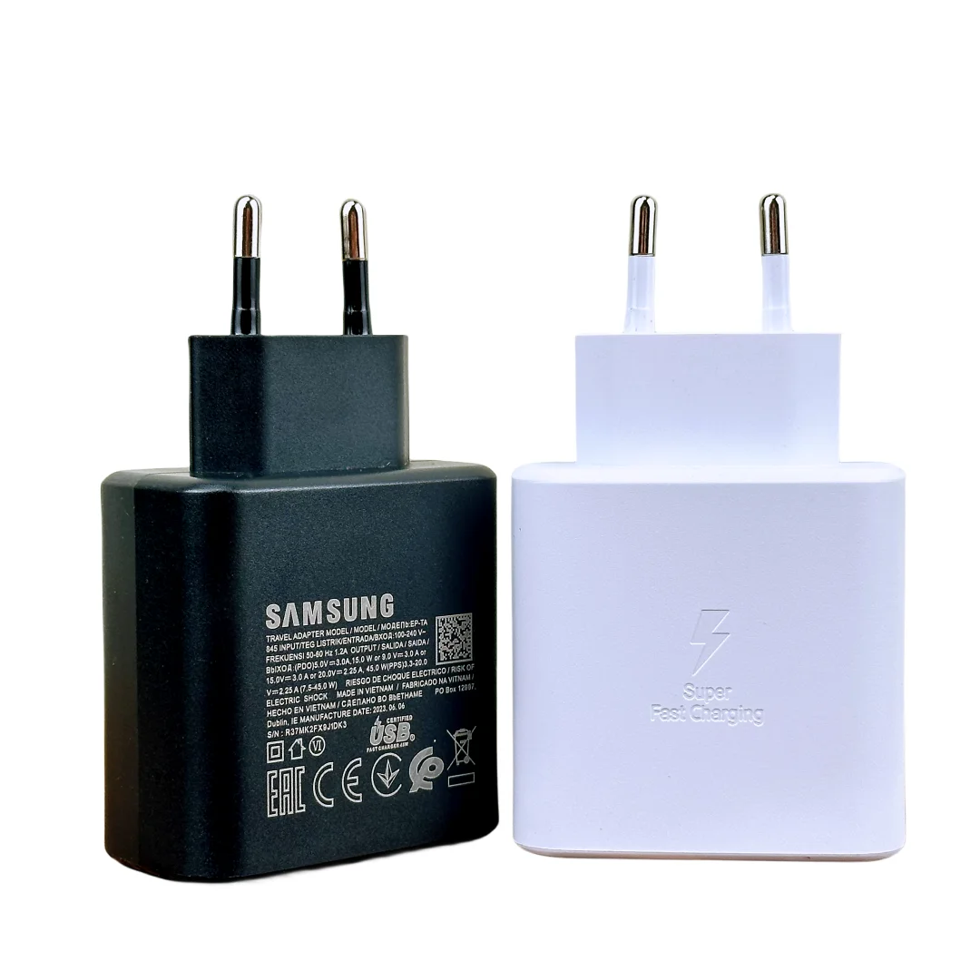 Samsung 45W Fast Charge Adapter with Genuine 5A Cable