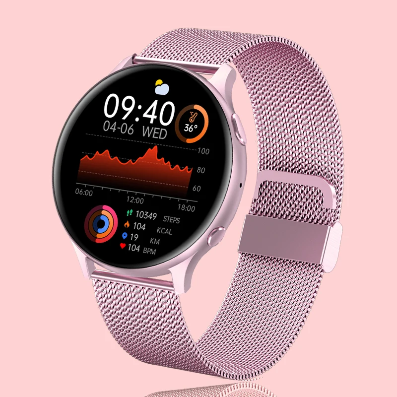 2023 Oled Fashion Smart Watch Ladies Heart Rate Blood Pressure Orologio Sportivo Multifunzionale Uomo Donna Smartwatch Impermeabile Donna
