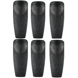 12 - Pack Universal Radio Belt Clips for Two - Way Walkie - Talkies (6PC)