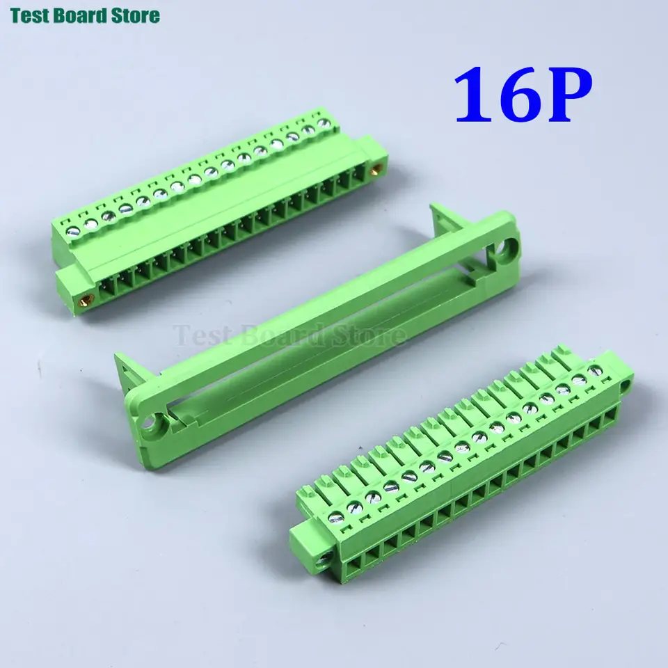 1Set 15EDGWC Pitch 3.81mm 2P/3P/4P/5P/6P/7P/8P/9P/10P/12P/16P/24P Pluggable Terminal Block Connector image 8