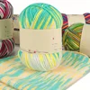 150g segmented dyed gradient colorful yarn, milk cotton, medium coarse hand woven hook, sweater, hat, scarf yarn 1