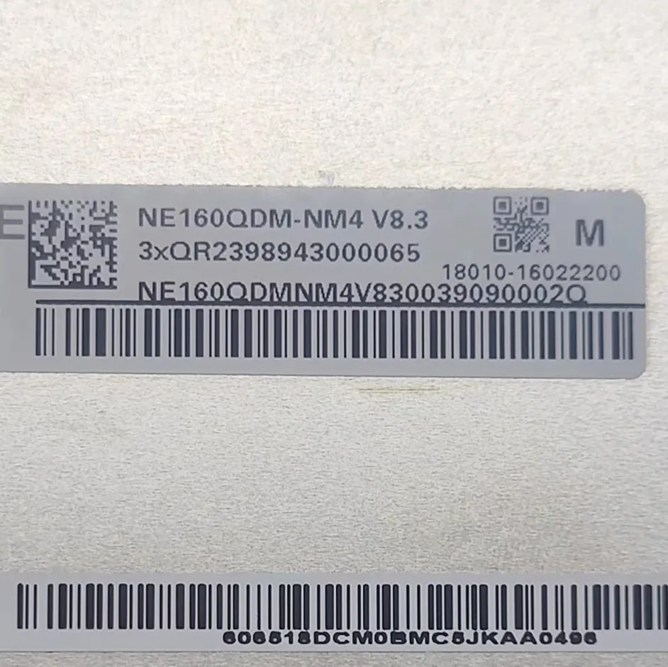 NE160QDM NM4 NE160QDM-NM4 BOE0B74 미니 LED LCD 스크린 노트북 교체 디스플레이 패널, ROG 16.0 인치 2.5K, 2560x1600 240hz