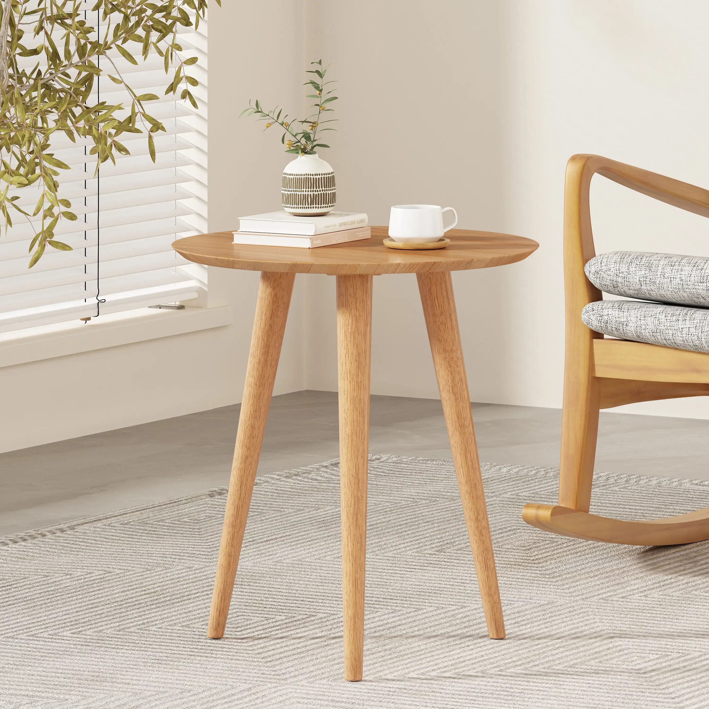 

Eden Wood End Table, Natural
