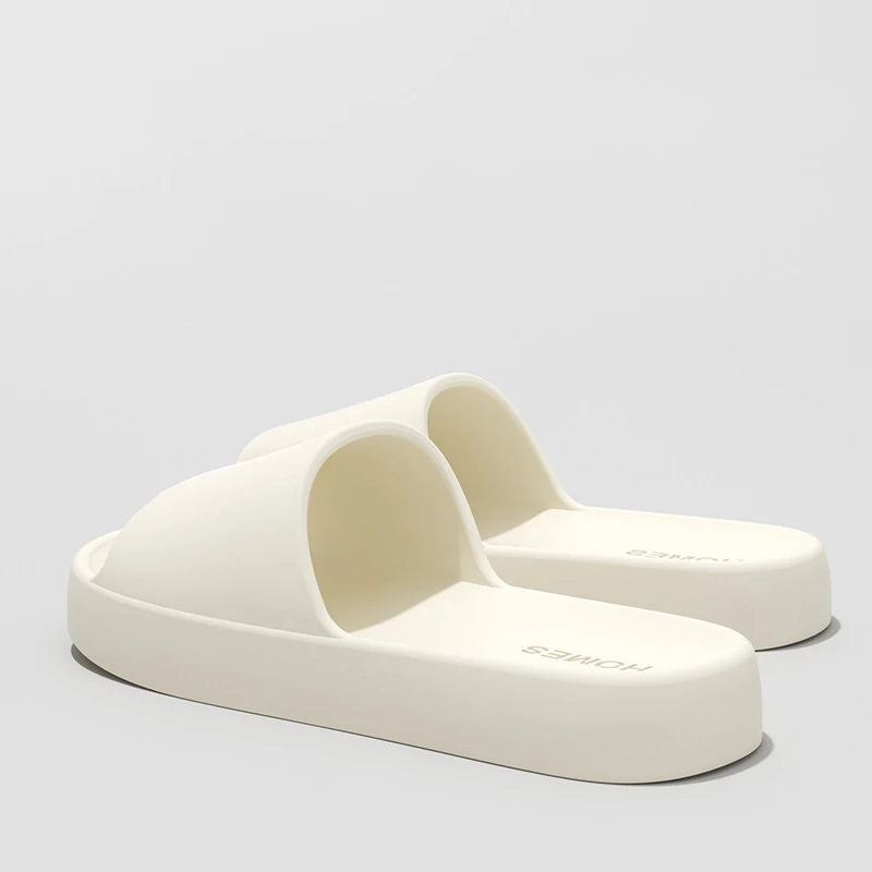 Solid Color Slippers EVA Thick Sole Antislip Comfortable Journal Style Slides Indoor Outdoor 5