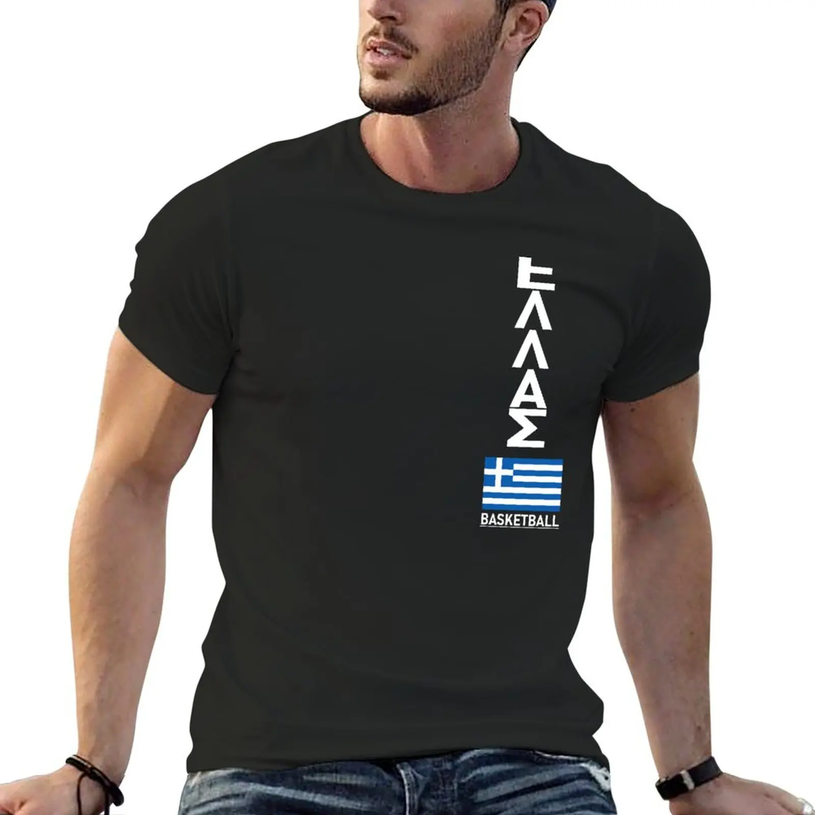 

ELLAS basketball T-shirt plus size tops cute clothes mens champion t shirts