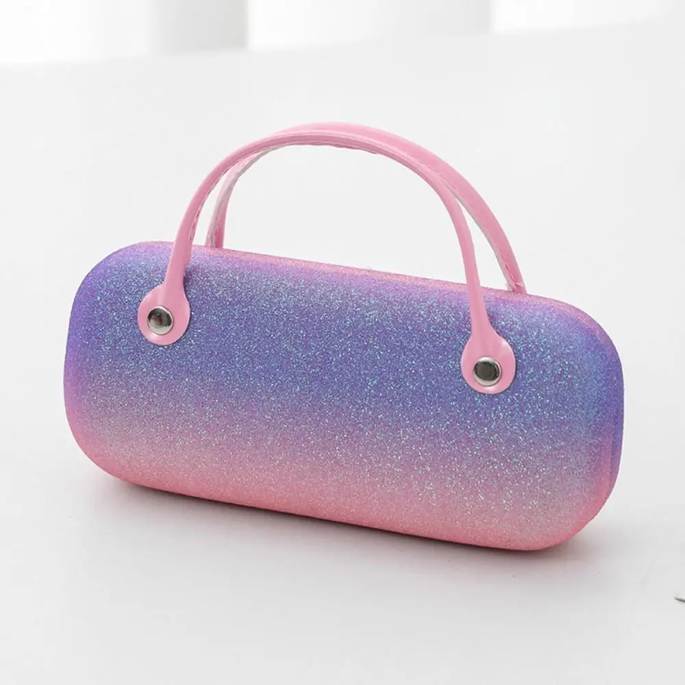 Kreatives Regenbogenfarben-Brillenetui Tragbare Laser-Sonnenbrillen-Aufbewahrungsbox Druckfeste Schutzhülle Kreative Kinder-Handtasche – Detail 6