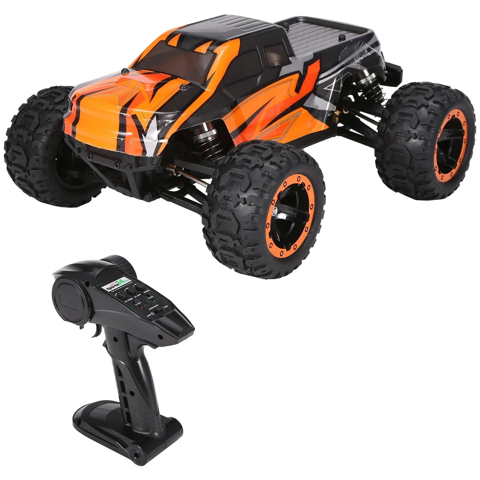 16889A-Pro 1/16 2.4G 4WD 45 km/h rc카 브러시리스 모터 차량, LED 라이트 전기 오프로드 트럭 RTR 모델 VS 9125 12428