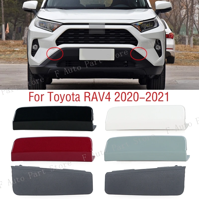 ForToyotaRAV4RAV420202021CarFrontBumperTowHookCoverTrailer