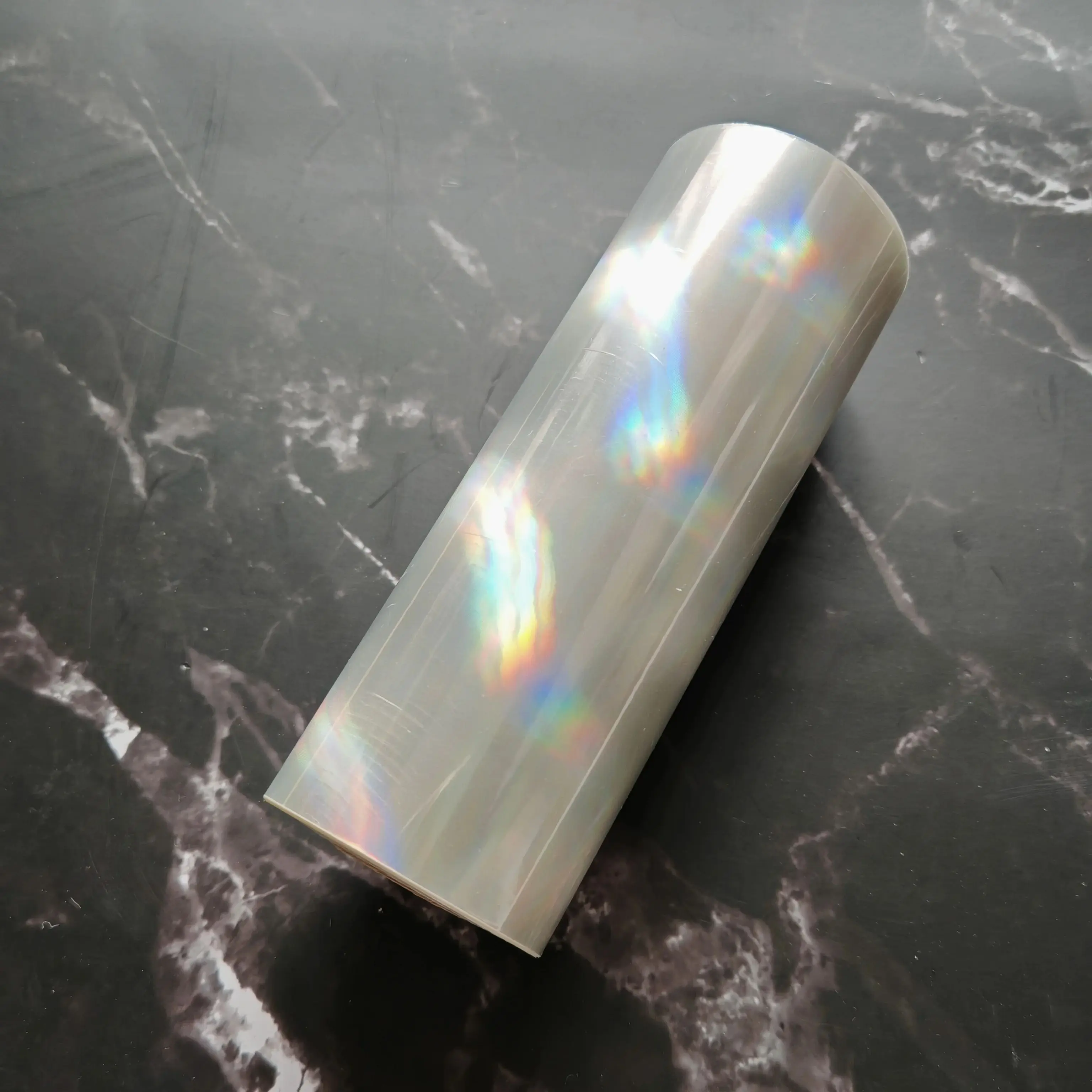 16cm 폭 홀로그램 금박지 롤, 열전사 프린팅 네일아트 PET 아크릴 120M 투명 포일, DIY 공예용