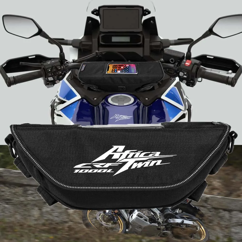 Per Honda Africa Twin Crf 1100L 1100 Accessorio Moto Borsa Portaoggetti Per Manubrio Impermeabile E Antipolvere