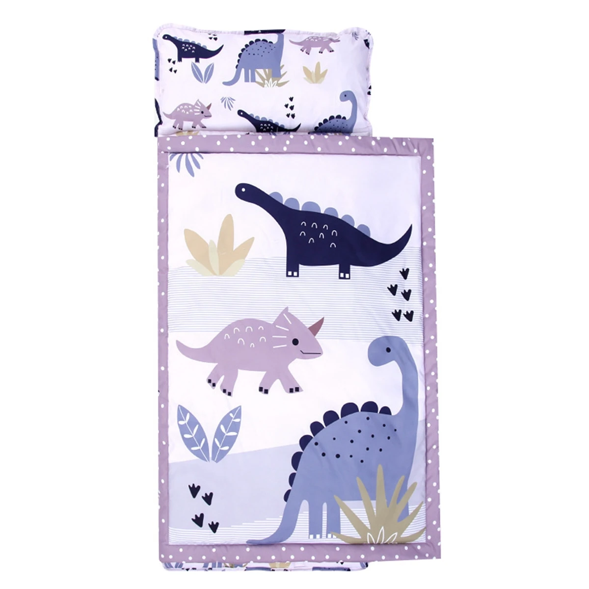 Nap Mat Slumber Bags for Boys Girls Easy Rolled Up Kids Sleeping Bag for Daycare Preschool Travel Camping 3
