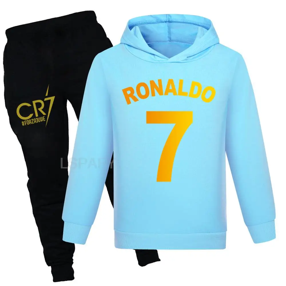 CR7 Clothing Set Autumn Boys Girls Clothes Suit Children Cotton