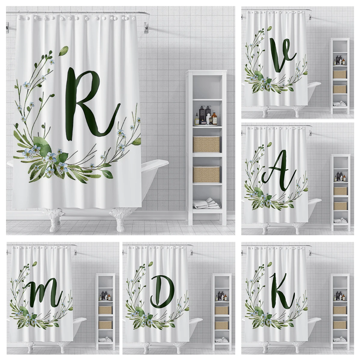 

Home decor 26 letter shower curtains for bathroom waterproof fabric bathroom Curtains modern shower curtain 180x200 240x200