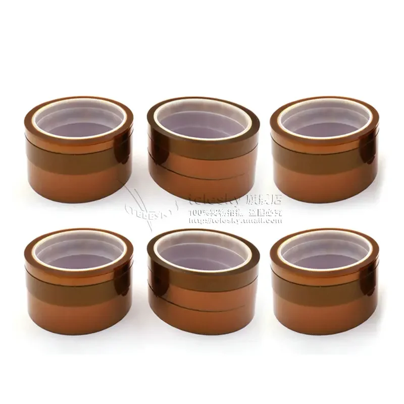 3//5/8/10/15/20/25/30mm Kaptons Tape 33M Heat Resistant High Temperature Polyimide Adhesive Tape Insulation for Electronic