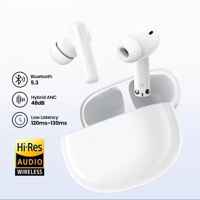 New TWS Wireless Bluetooth 5.3 Earbuds Active Noise Cancellation Handfree Touch Control earphone For iPhone 15 Pro MAX