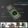 LUBINSKI 4-in-1 Cigar Turbo Lighter V-Type Cigar Cutter Cigar Punching Needle Metal 2-Torch Butane Gas Jet Lighter Men's Gifts 2