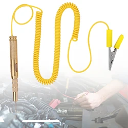 Enhanced Auto Circuit Tester Voltage Test Pen - Yellow (YELLOW)