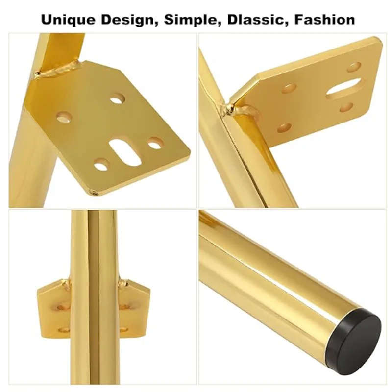 4-piece set of metal sofa legs bedside table support bathroom cabinet furniture anti slip sofa Dresser coffee table dresser TV