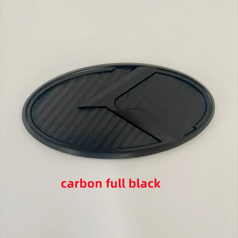 기아 스포티지 쏘렌토 옵티마 포르테 리오 스팅어 K5 용 3D ABS K 로고 자동차 앞 후드 뒤 트렁크 로고 엠블럼 배지 스티커 1개