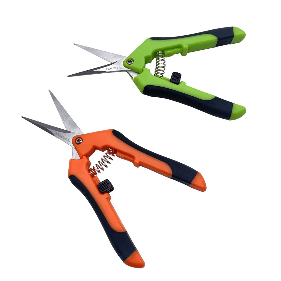 

Stainless Steel Multifunctional Pruning Shears Fruit Flower Branch Shears Straight Elbow Garden Gardening Scissors