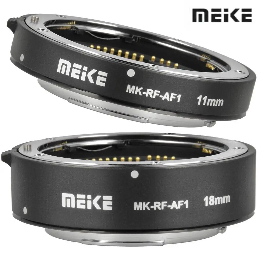 Meike MK-RF-AF1 13mm 18mm Metal AF Full Frame Macro Extension Tube Adapter Ring