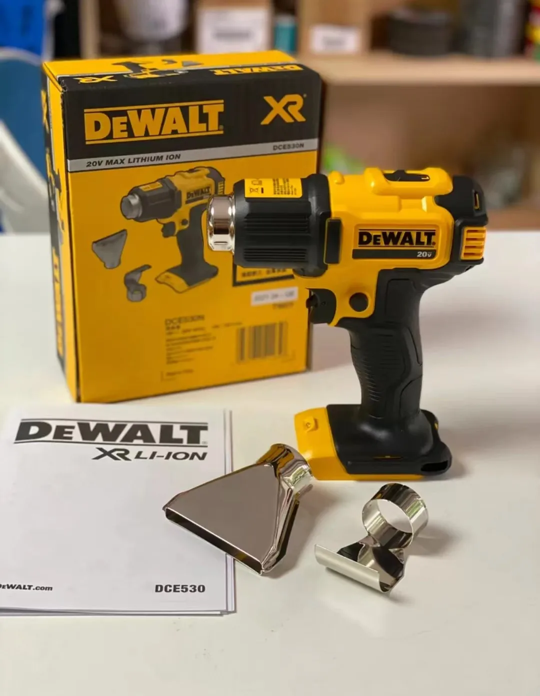 DEWALT Heat Gun 532°C 20V Cordless Rechargeable Hot Air Gun For