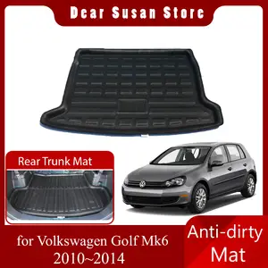 For Vw Volkswagen Golf Mk6 2008-2011 Auto Car Floor Mats All-weather Tpe  Foot Mats Pad Waterproof Tray Mat Interior Accessories - Floor Mats -  AliExpress