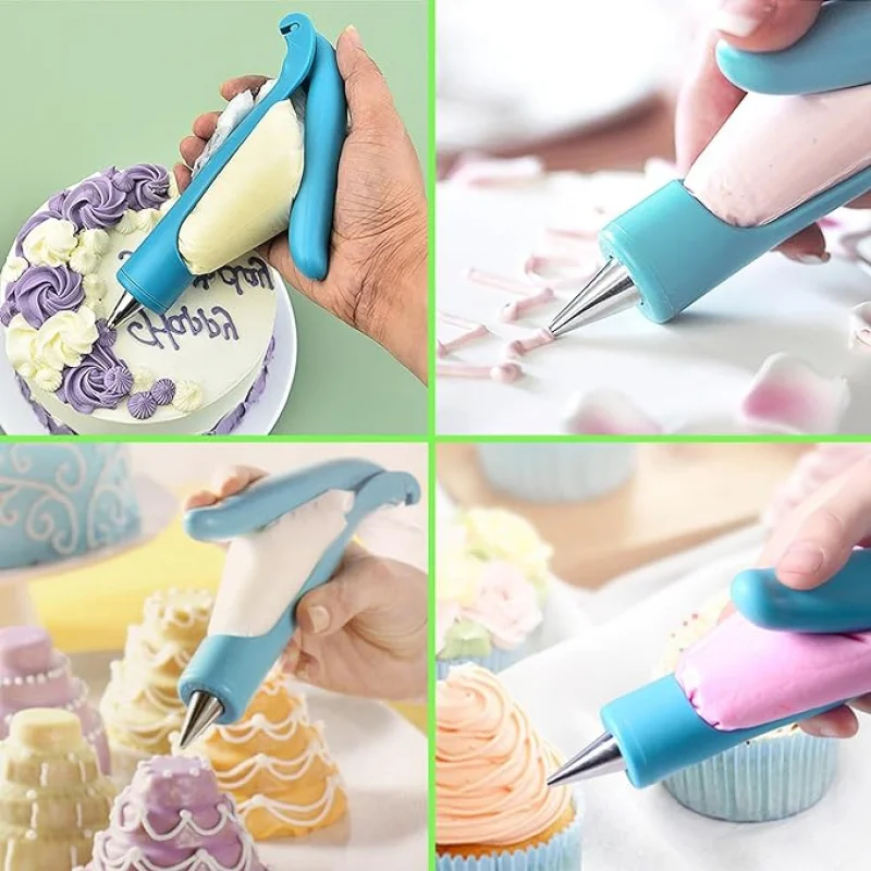 Cake Decorating Pen Tool Kit Frosting Pipe Kit Pastry Bag Frosting Pen Lace Head cake decorating tip set
