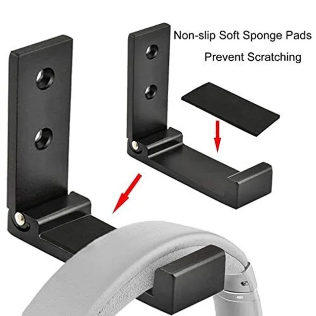 Ganci Pieghevoli Da Parete HEKOBAG - 5 Pezzi In Lega Alluminio Argento - Porta Cappotti, Cappelli, Chiavi - Foto 3