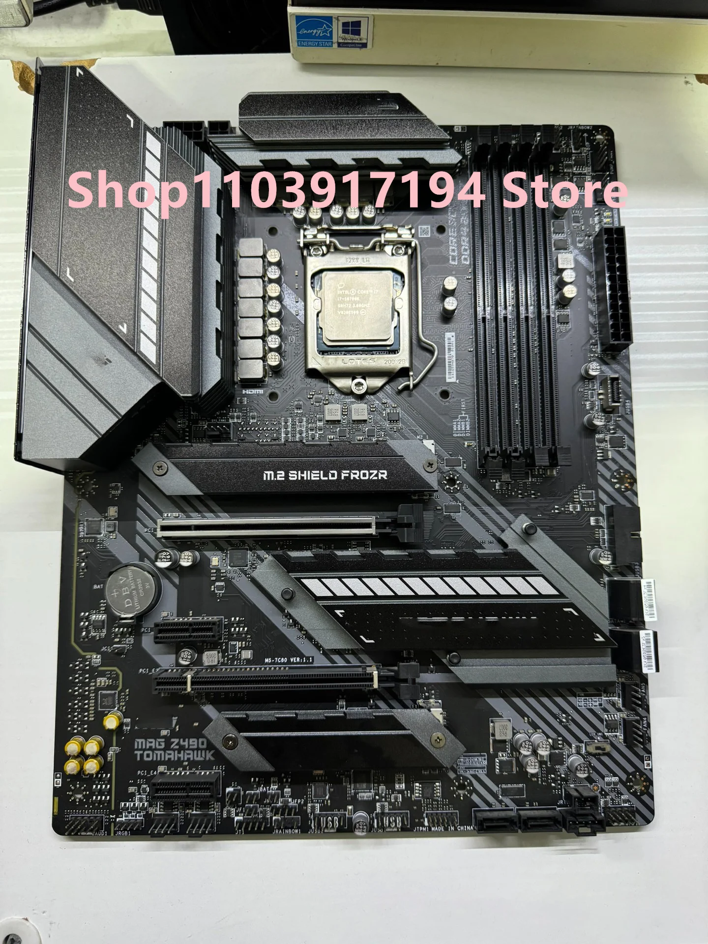 Para placa base MSI MAG Z490 TOMAHAWK AliExpress