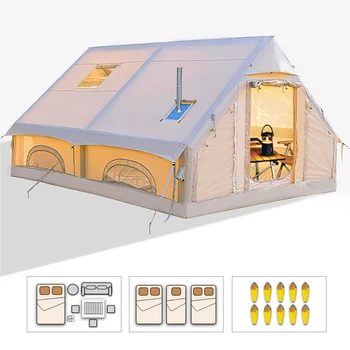 Inflatable Tents for Camping,Large Inflatable Camping Tent with Hand Pump,Inflatable Tent,Easy Setup Tents for Camping Portable 1