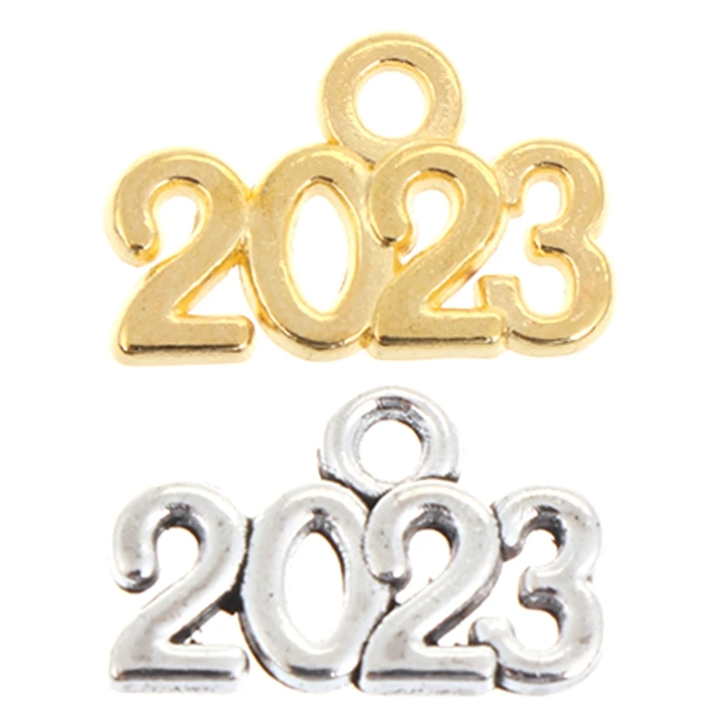 

This Year Alloy Pendants Tags for DIY Jewelry Making Keychain Tassel Graduation Bracelet Necklace Crafts Making Supplies