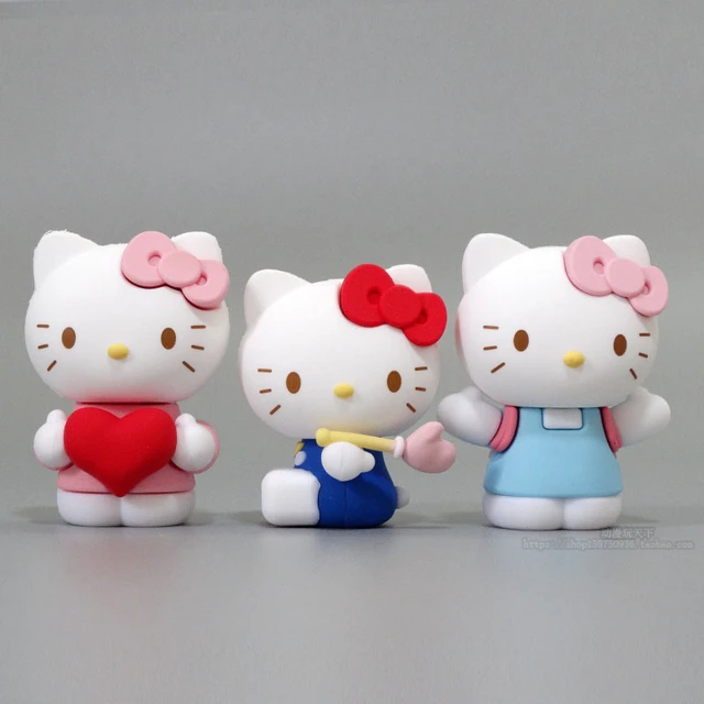 6pcs/lot Hello Kitty My Melody Figure Set 4.5cm Mini Figurines Cake Topper  Party Supplies Birthday Cartoon Toy Mini Dolls - AliExpress