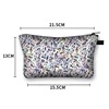 Musical Instrument Print Cosmetic Case Guitar Violin/Violoncello Makeup Storage Pouch Music Notes Beauty Bag Wash Napkin Bag 2