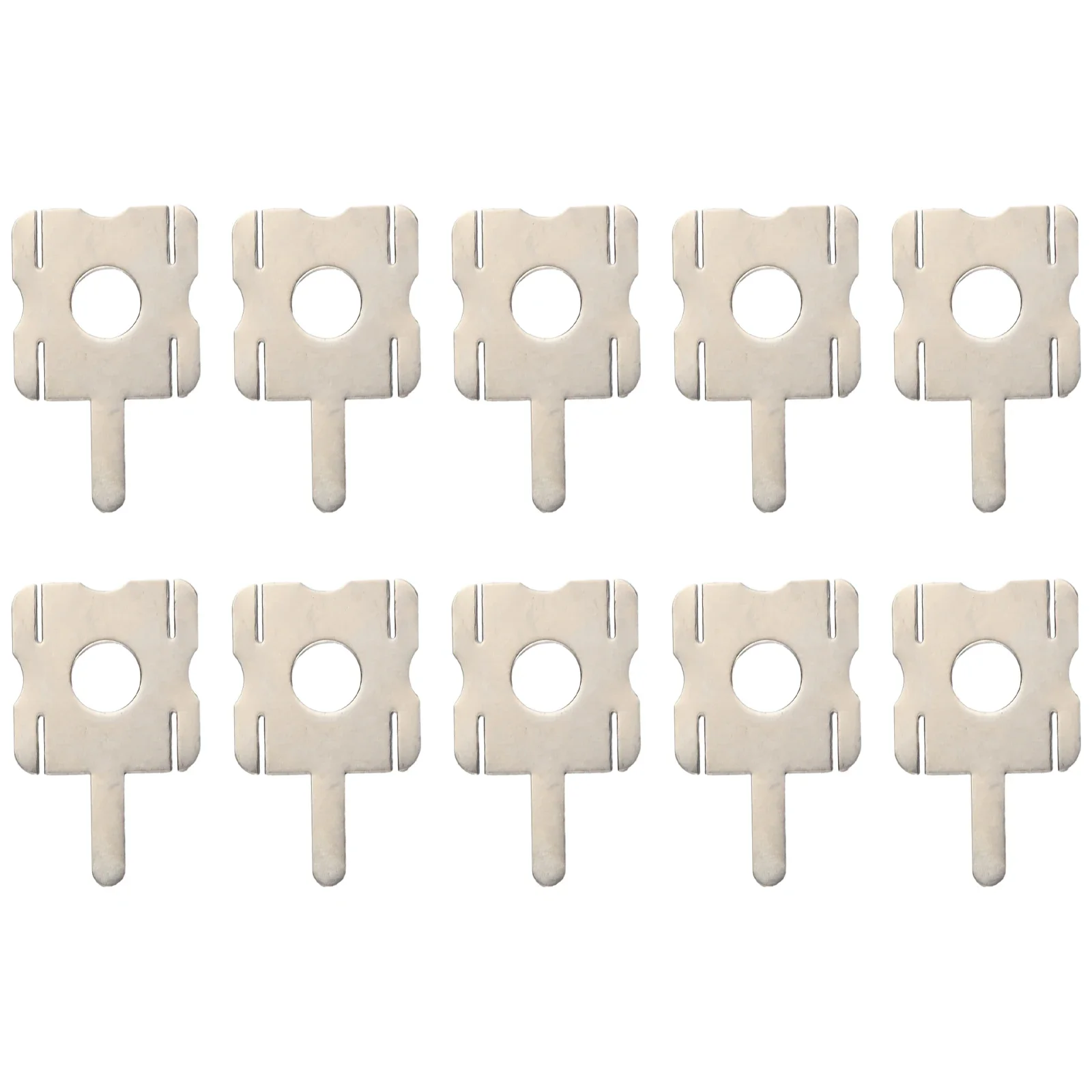 10Pcs U-Shaped Nickel Sheets Spot Welding Nickel Plate Battery Plating Nickle 4S Lithium Battery Pack 3