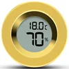 Mini Insert Digital Cigar Hygrometer Thermometer Humidor Portable Accessories for Cigars Hygrometer Round Tobacco Gadget 5