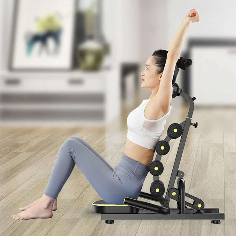 Inverted bench lumbar relief device lumbar traction and relaxation handstand stretcher disc spine correction