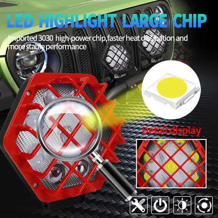 Auto Work Light 150W Led Light Round Square LED Offroad LED Bar 5.5 Inch Spot Fl