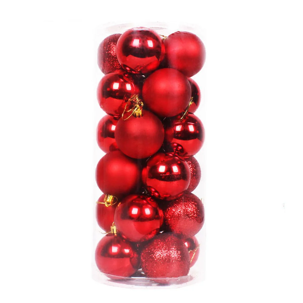 Description Picture 6 of itemChristmas Balls Shatterproof Unbreakable 6/4/3cm Plastic Balls Baubles Bulk Christmas Ornaments Set For Tree Decorations Festive