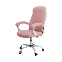 Office Chair Cover Set Stretch Computer Chair Cover Set with Armrest Cover Washable and Removable Solid Colors 1