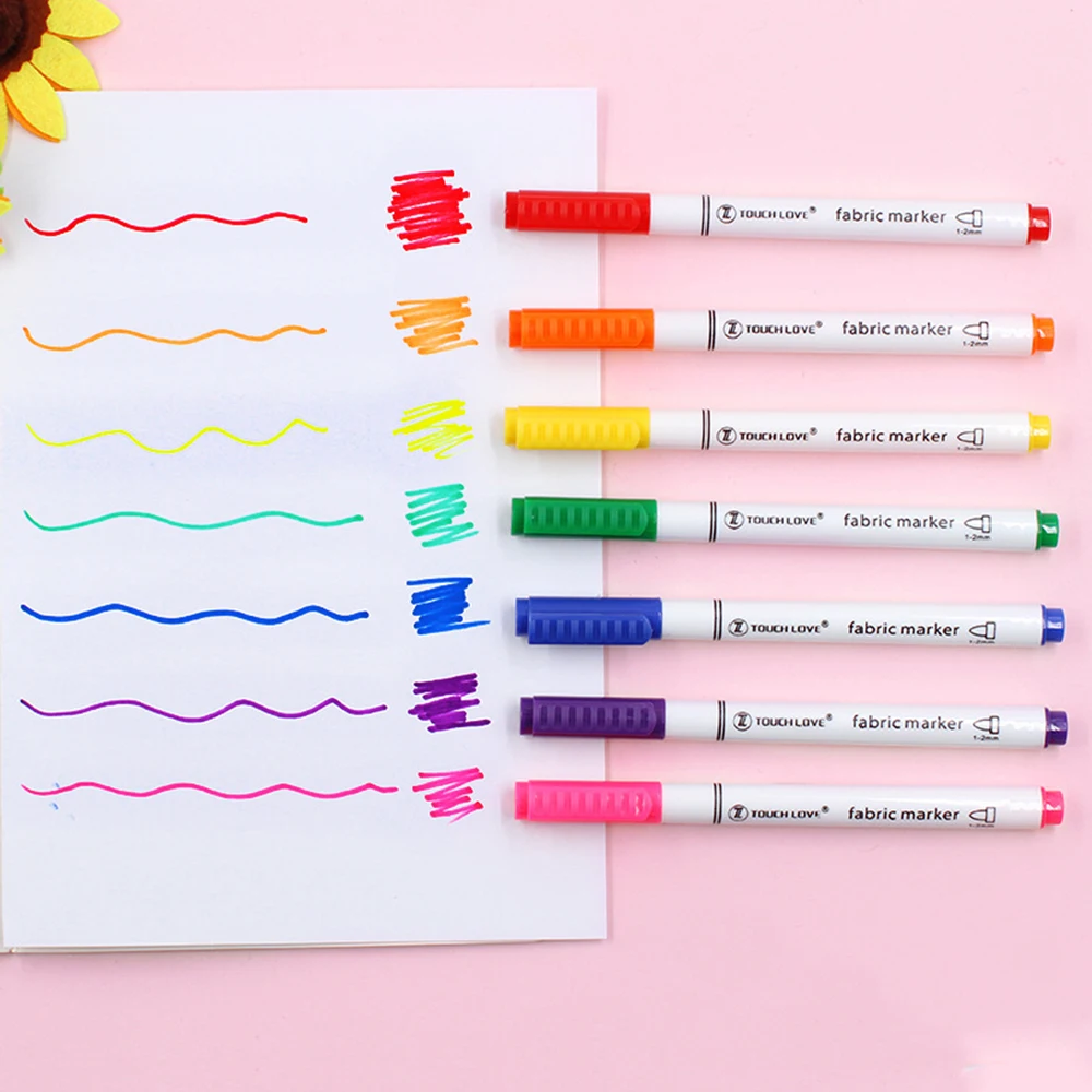 Waterproof Color Fabric Textile Marker Pen T Shirt Shoes Clothes Wood Stone DIY Art Graffiti Drawing Painting 6/8/12/20Pcs marker pen,paint pen,art pens
