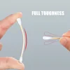 500PCS Disposable Cotton Swab Box With Double End Round Head For Makeup And Makeup Removal Daily Cleaning Pet Care Multi-purpose 4