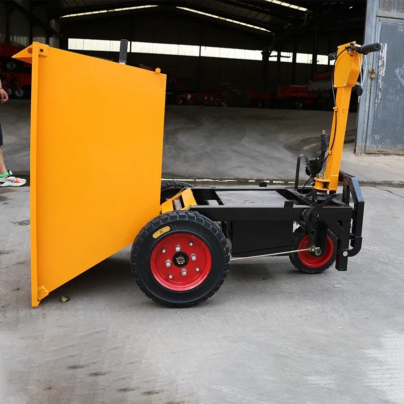 High Quality Battery Hand Dump Cart Powered Dump-overland Carts Garden Trolley