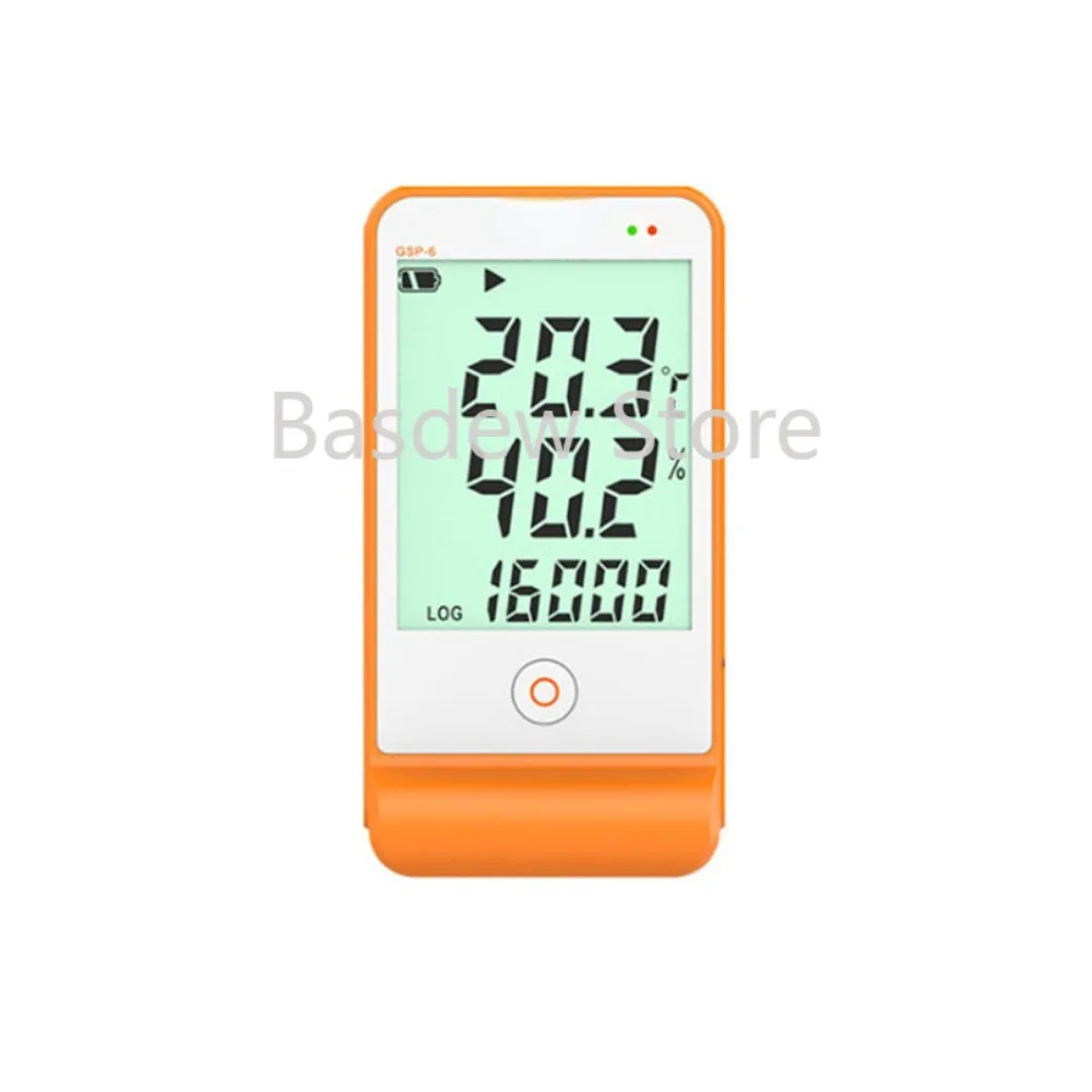 

GSP-6 Temperature and Humidity Recorder USB Warehouse Greenhouse Pharmacy Large Screen Probe Sound and Light Alarm