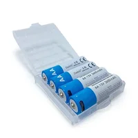 AA fast rechargeable lithium-ion battery, 1.5V AA battery, 2600mAh, remote control, mouse, small fan, toy battery, free cable 5