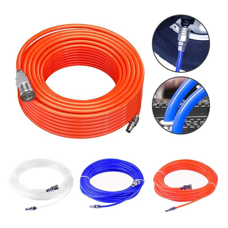 Tuyau de Compresseur d'Air Pneumatique Flexible PolyVrTubing PE, Haute  Pression, 8mm, 5mm, 10m, 15m, 20m - AliExpress